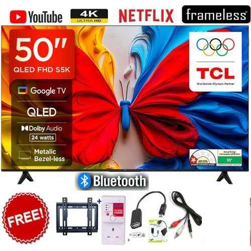 Transform Your Viewing Experience with the TCL 50 Inch QLED Google TV