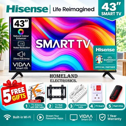 43Q5 43-Inch 4K QLED Smart TV – HDR, Dolby Vision, Dolby Audio, Wi-Fi & Bluetooth
