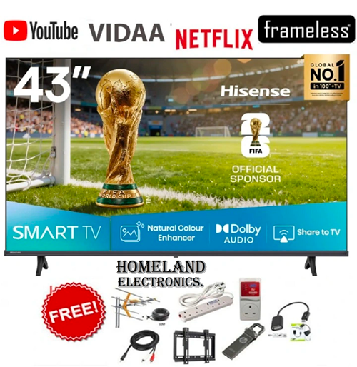 43Q5 43-Inch 4K QLED Smart TV – HDR, Dolby Vision, Dolby Audio, Wi-Fi & Bluetooth