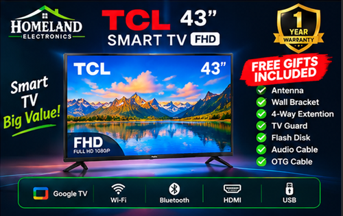 Elevate Your Viewing Experience with the TCL 43" Smart TV