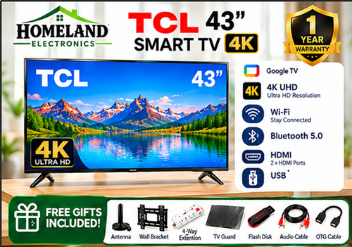 Transform Your Viewing Experience with the TCL 43 Inch 4K Ultra HD Smart TV