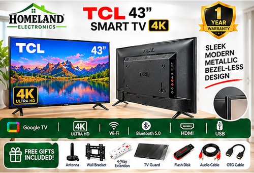Transform Your Viewing Experience with the TCL 43 Inch 4K Ultra HD Smart TV
