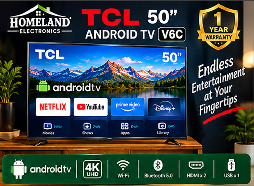 Transform Your Viewing Experience with the TCL 50V6C 4K UHD Smart TV