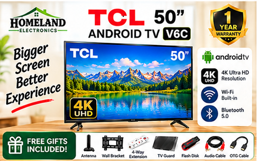 Transform Your Viewing Experience with the TCL 50V6C 4K UHD Smart TV