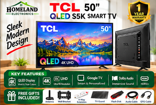 Transform Your Viewing Experience with the TCL 50 Inch QLED Google TV