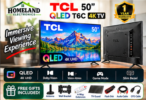 Unleash Your Home Entertainment with the TCL 50" QLED Smart TV