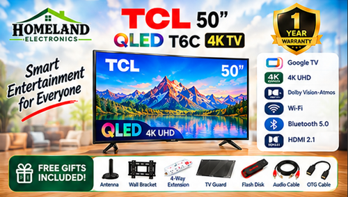 Unleash Your Home Entertainment with the TCL 50" QLED Smart TV