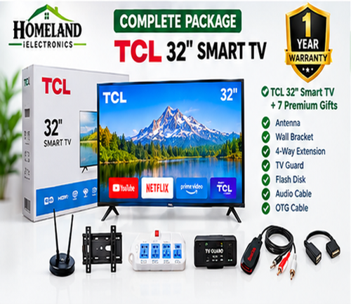 TCL 32 Inch Smart TV - Compact Full HD Entertainment with Free Gift Bundle!