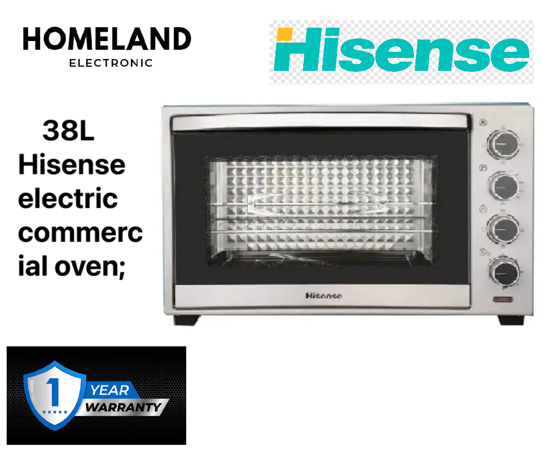 HISENSE 38L Electric Commercial Oven – Baking, Grilling, Roasting & Reheating Oven